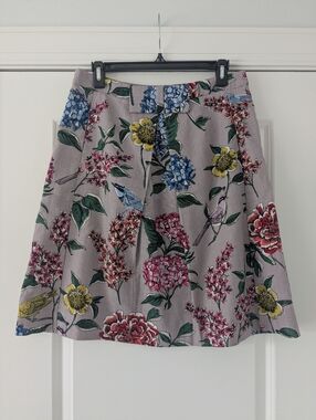 Boden - Botanical & Bird Skirt